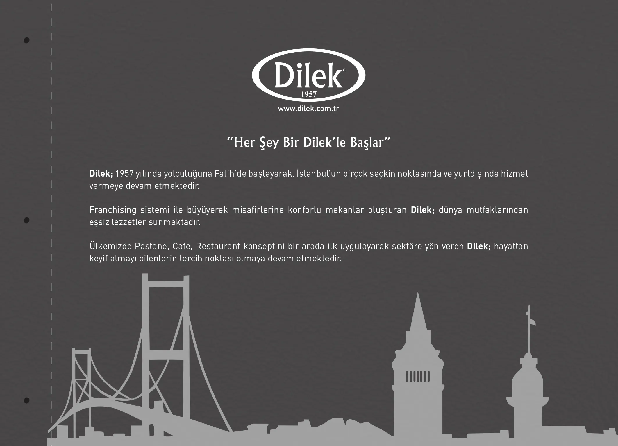 Dilek kafe ve restoran menüsü sayfa 2