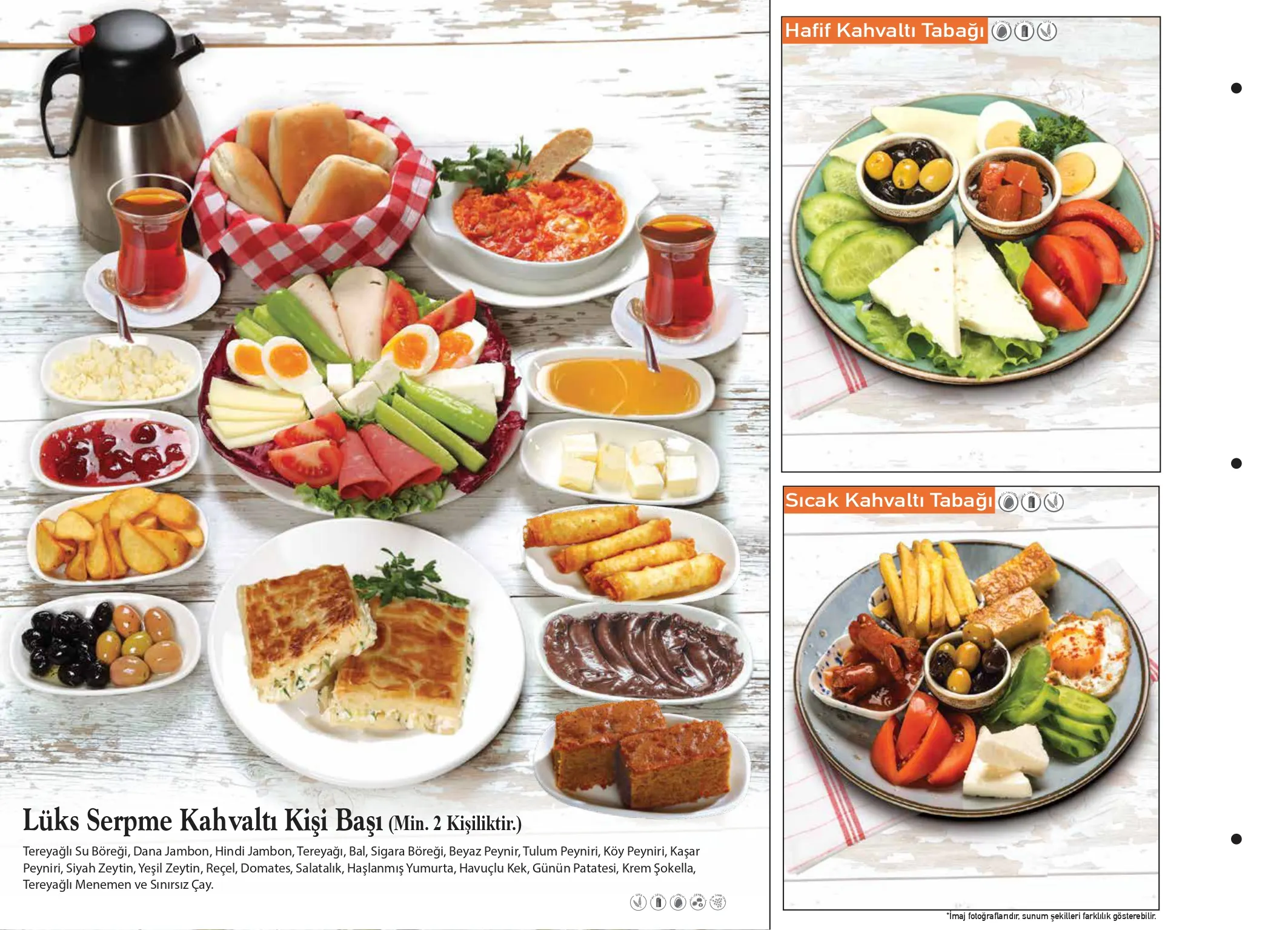Dilek kafe ve restoran menüsü sayfa 3