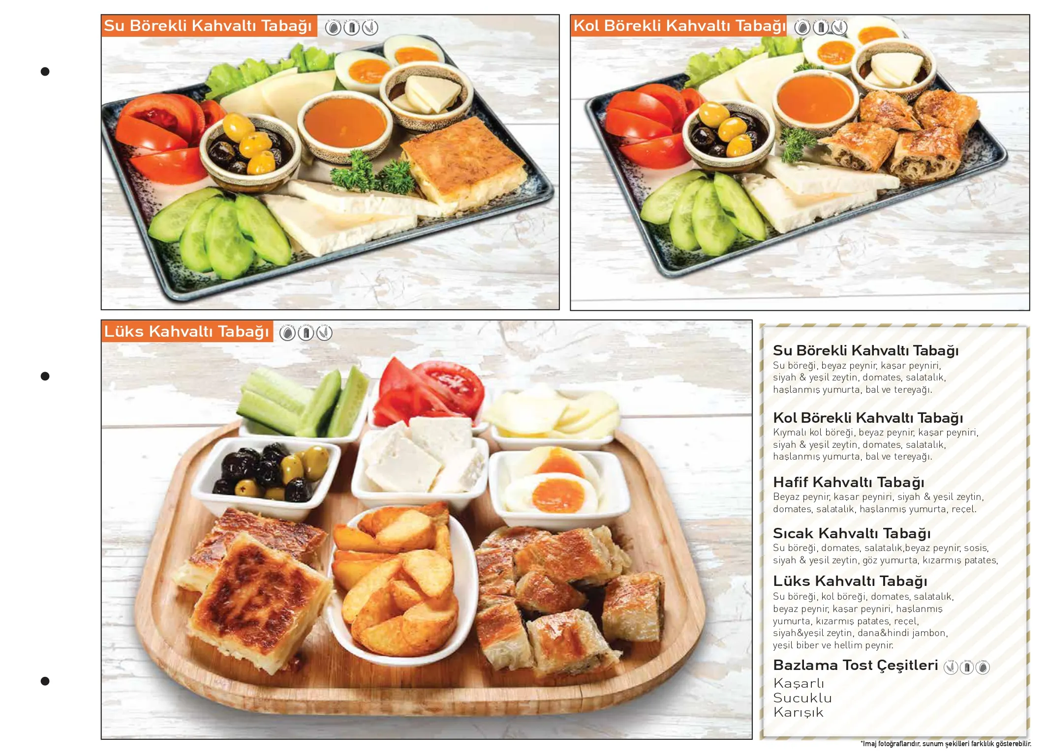 Dilek kafe ve restoran menüsü sayfa 4