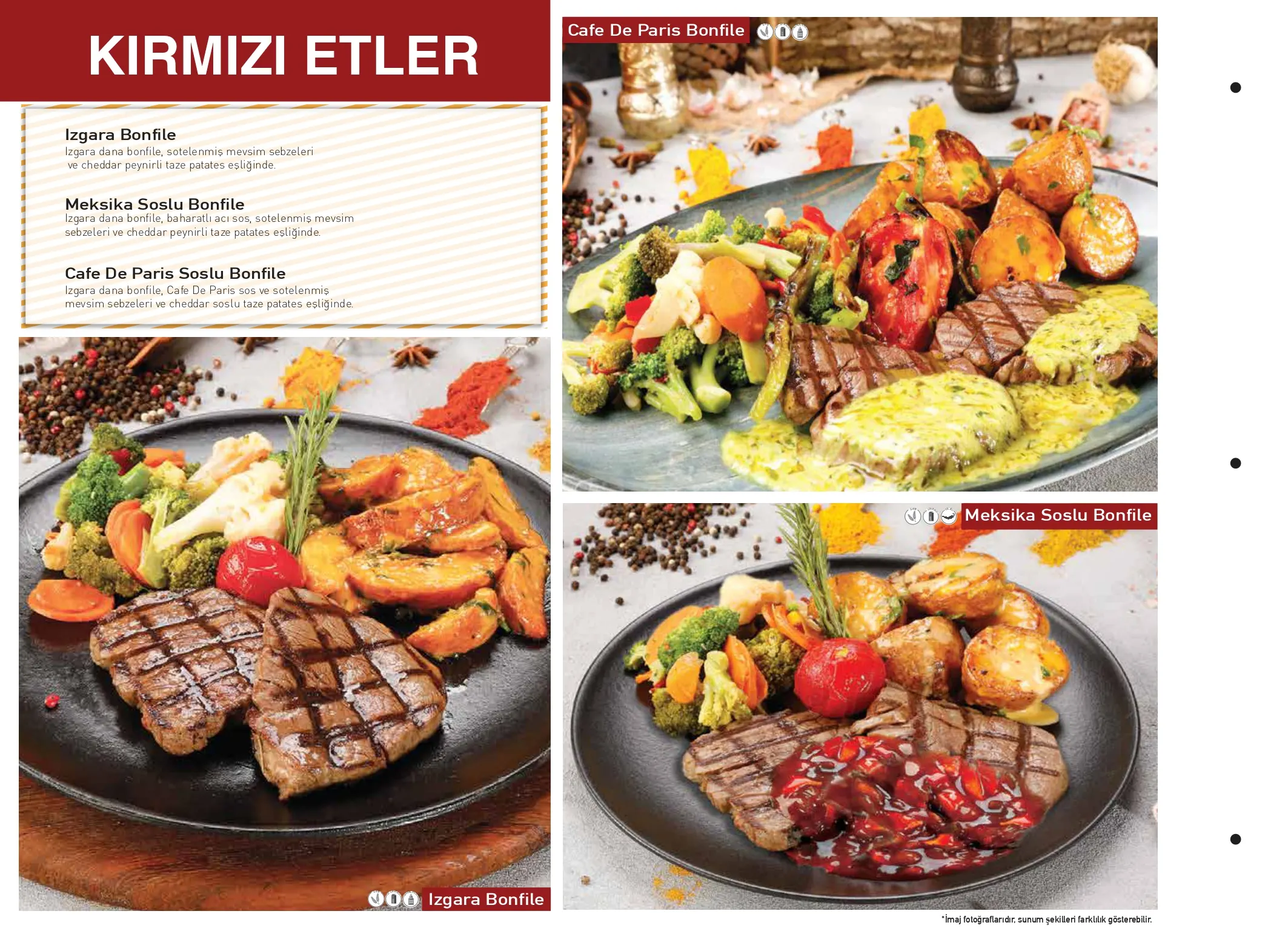 Dilek kafe ve restoran menüsü sayfa 23