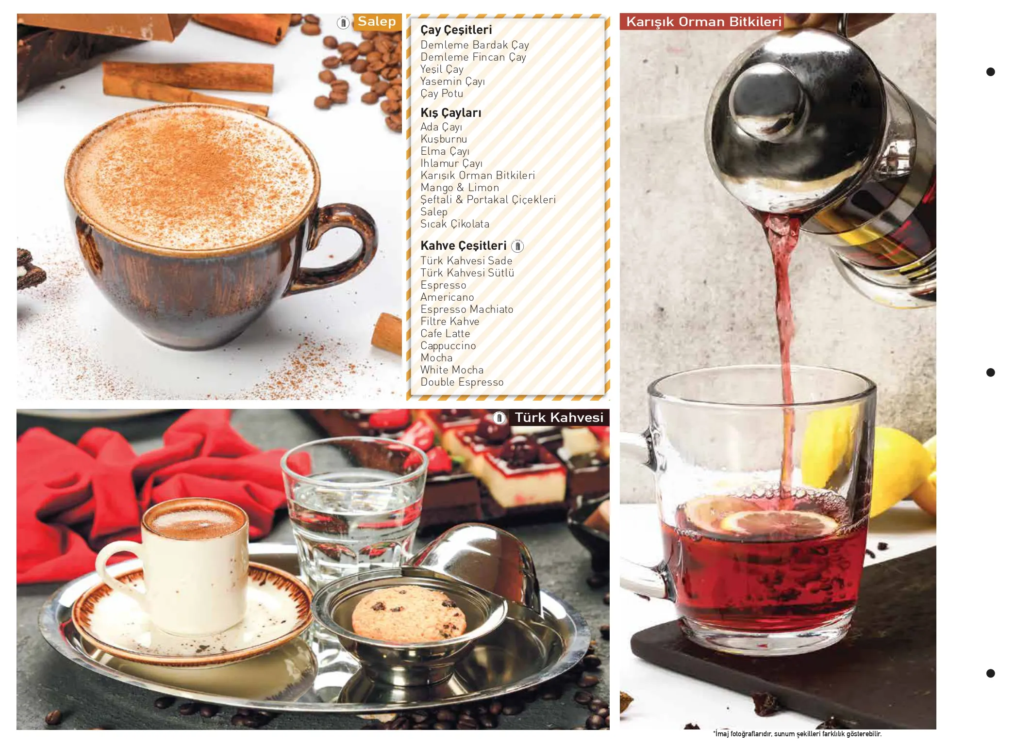 Dilek kafe ve restoran menüsü sayfa 35